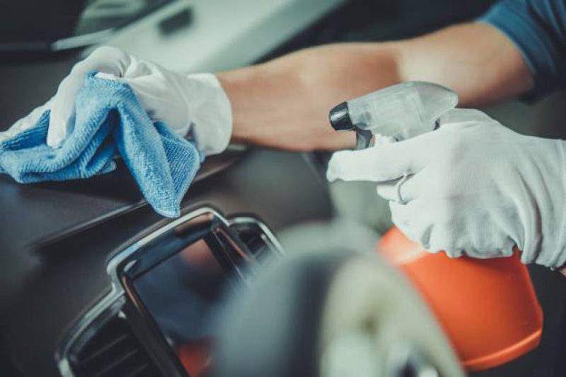 car interior cleaning